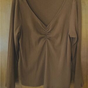 Old Navy Chocolate Long Sleeve Top
